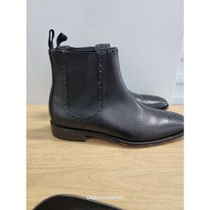 Cole Haan Chelsea Boots Men's Size 8 Black Leather Block Heel Ankle